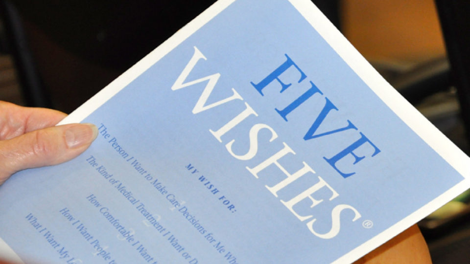 Five Wishes Living Will And Advance Directive Document